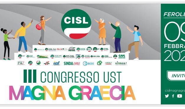 Verso il III Congresso dell’UST CISL Magna Graecia
