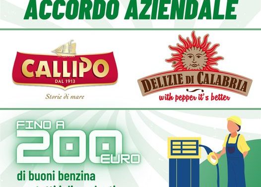Siglato accordo Fai-Cisl per buoni benzina