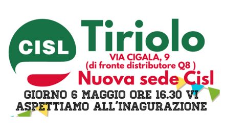 Inaugurazione sede CISL Tiriolo